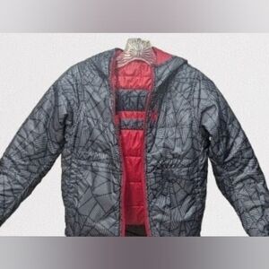 Spyder Red Black BoysKids Puffer Jacket Size Small
